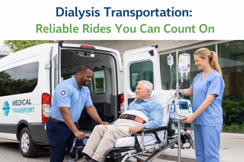 Dialysis Transportation: Reliable Rides You Can Count On